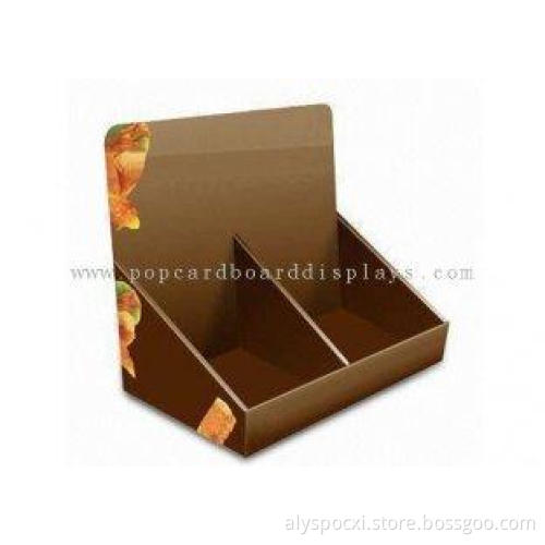 Cardboard Counter Displays ENCD045 with aqueous coating for